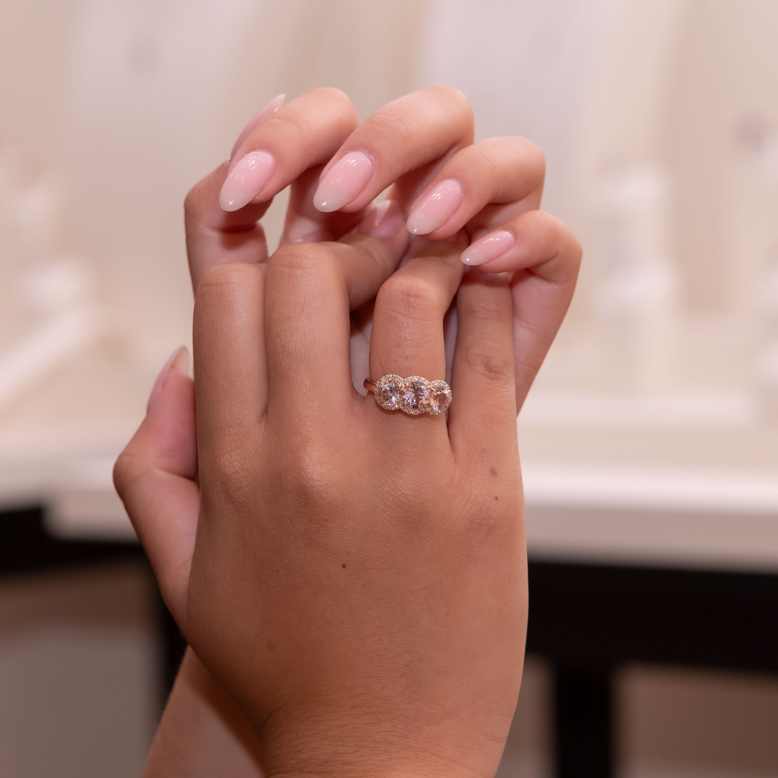 Or rose, Morganites, Diamants – Image 3