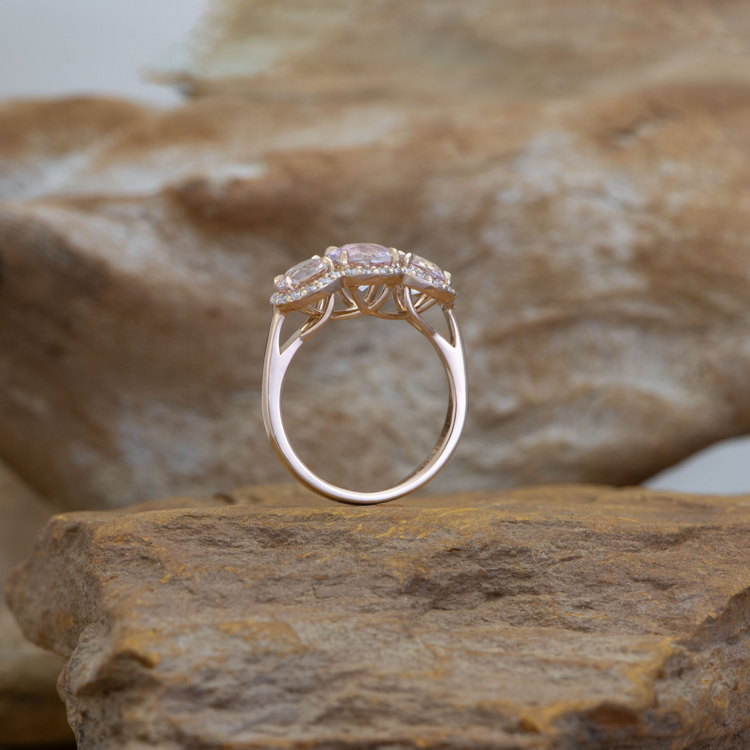 Or rose, Morganites, Diamants – Image 2