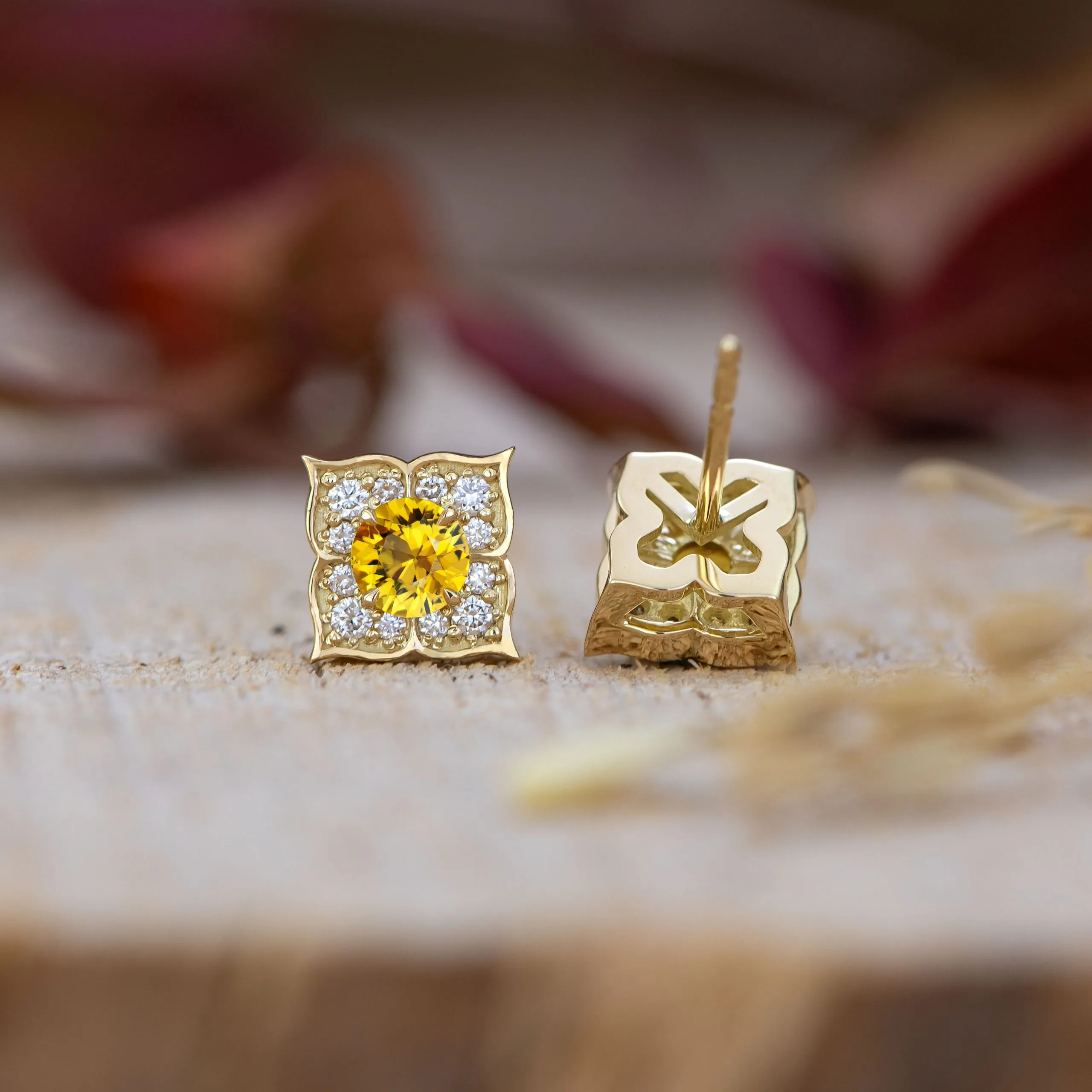Or jaune, Saphirs jaunes, Diamants – Image 2