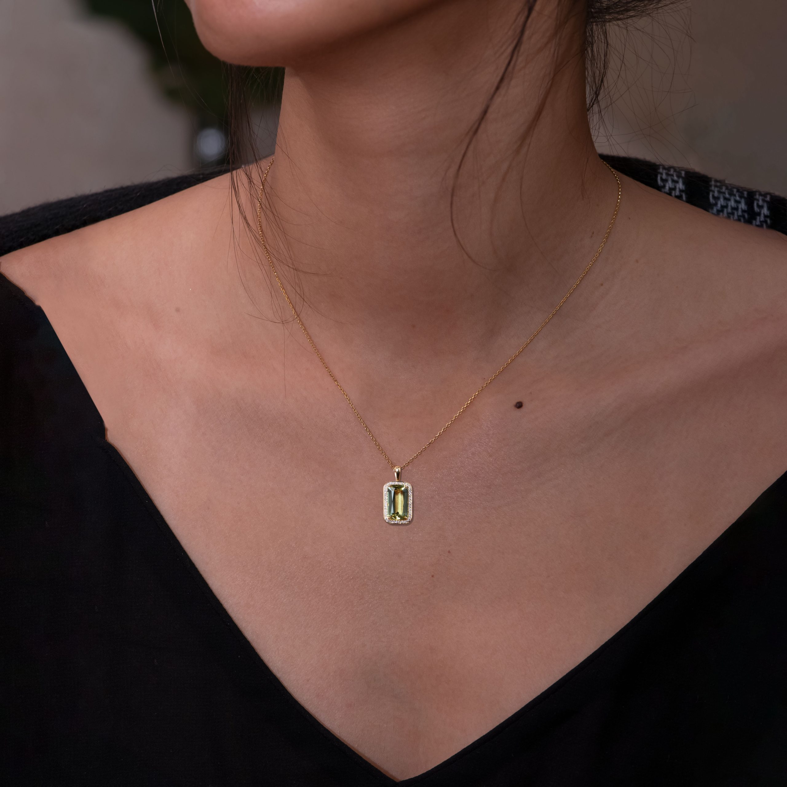 Or jaune, Héliodore, Diamants – Image 2