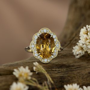 Or jaune, Heliodore, Diamants