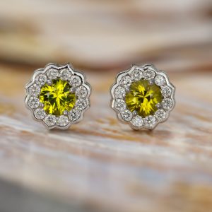 Or blanc, Chrysoberyls, Diamants